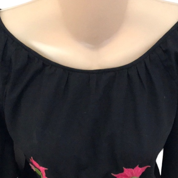 60's Floral Embroidered Tunic - Picture 4 of 6